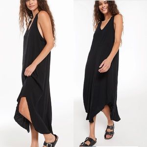 Z Supply Reverie MIDI Dress Black